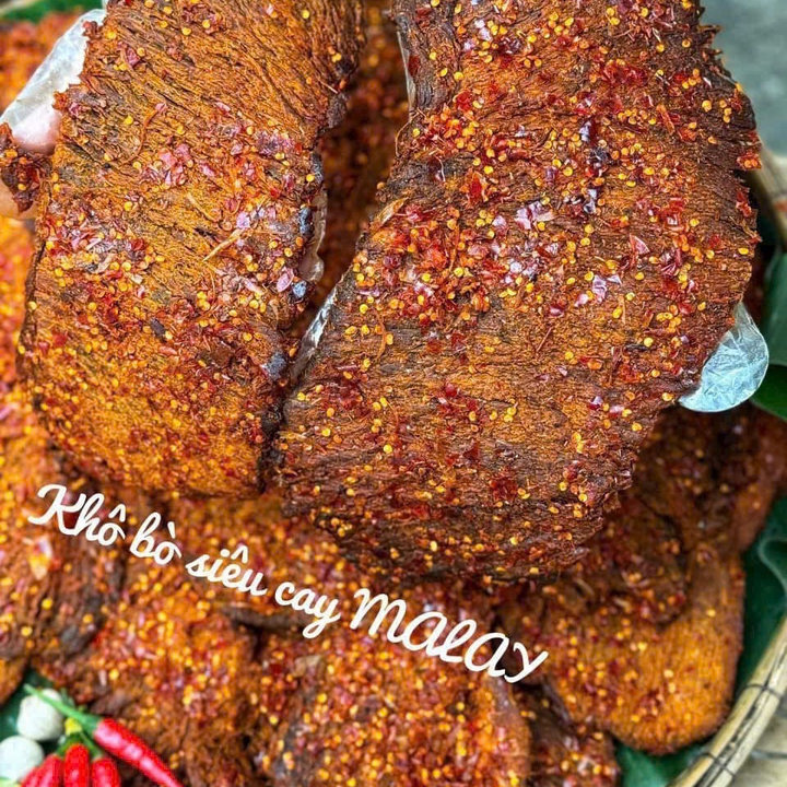 Alternative view of Khô Bò Siêu Cay Malay, Ăn Là Khó Dừng Tay 250g - Winnie House