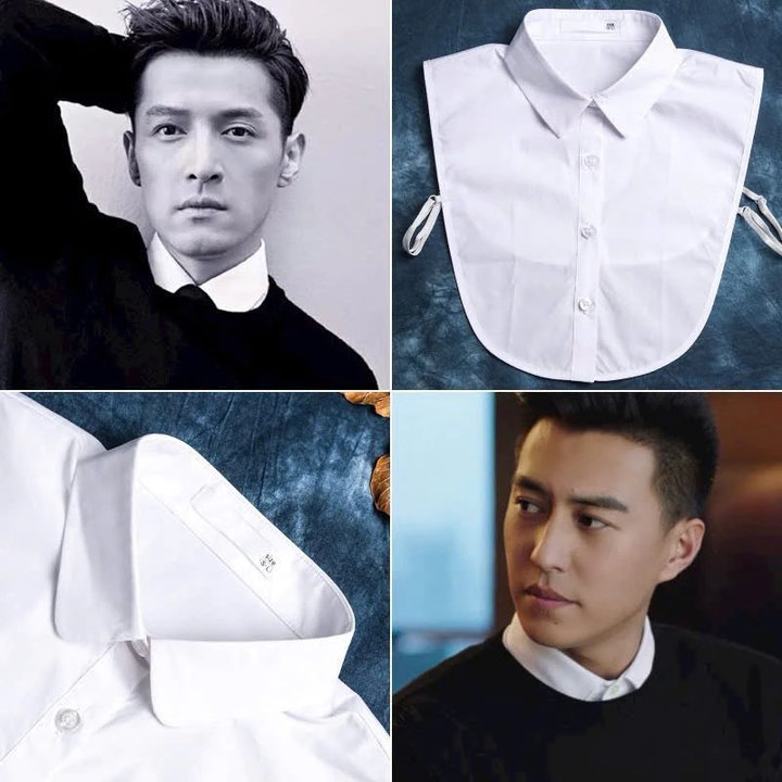 Alternative view of Cổ Áo Sơ Mi Giả 2 Kiểu – Cổ Sen & Cổ Nhọn Cho Nàng Sành Điệu - Pipi Store