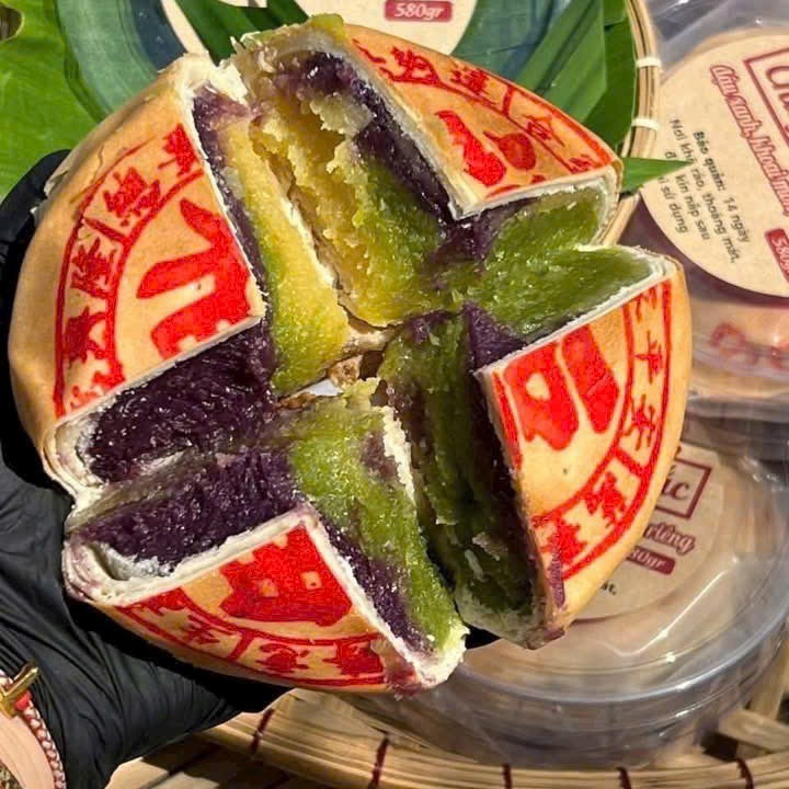 Bánh Pía Chay Tam Sắc, Vị Ngon An Lành, Quà Biếu Cao Cấp 580g - Winnie House