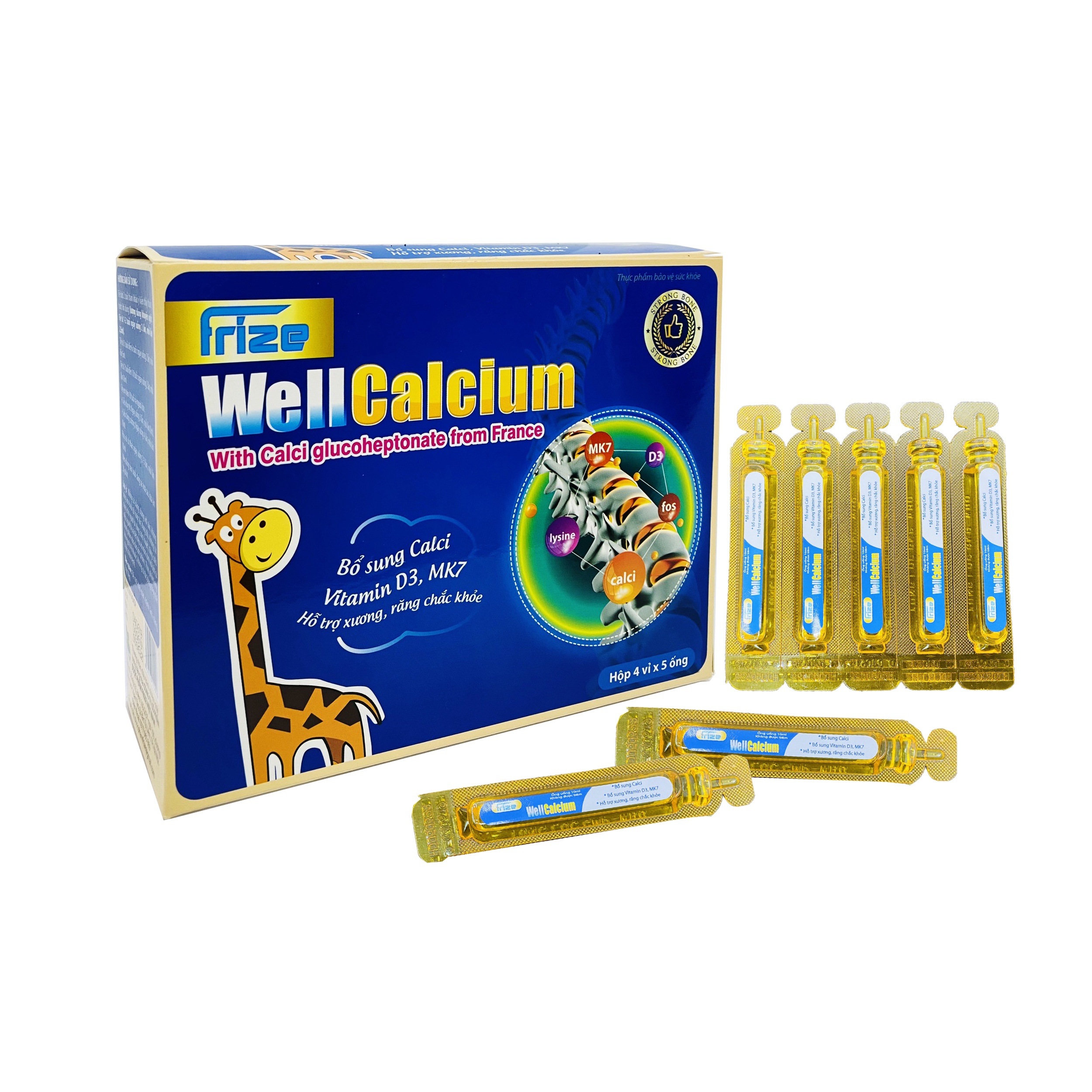 Viên Uống Hỗ Trợ Xương, Răng Chắc Khỏe Well Calcium - Frize