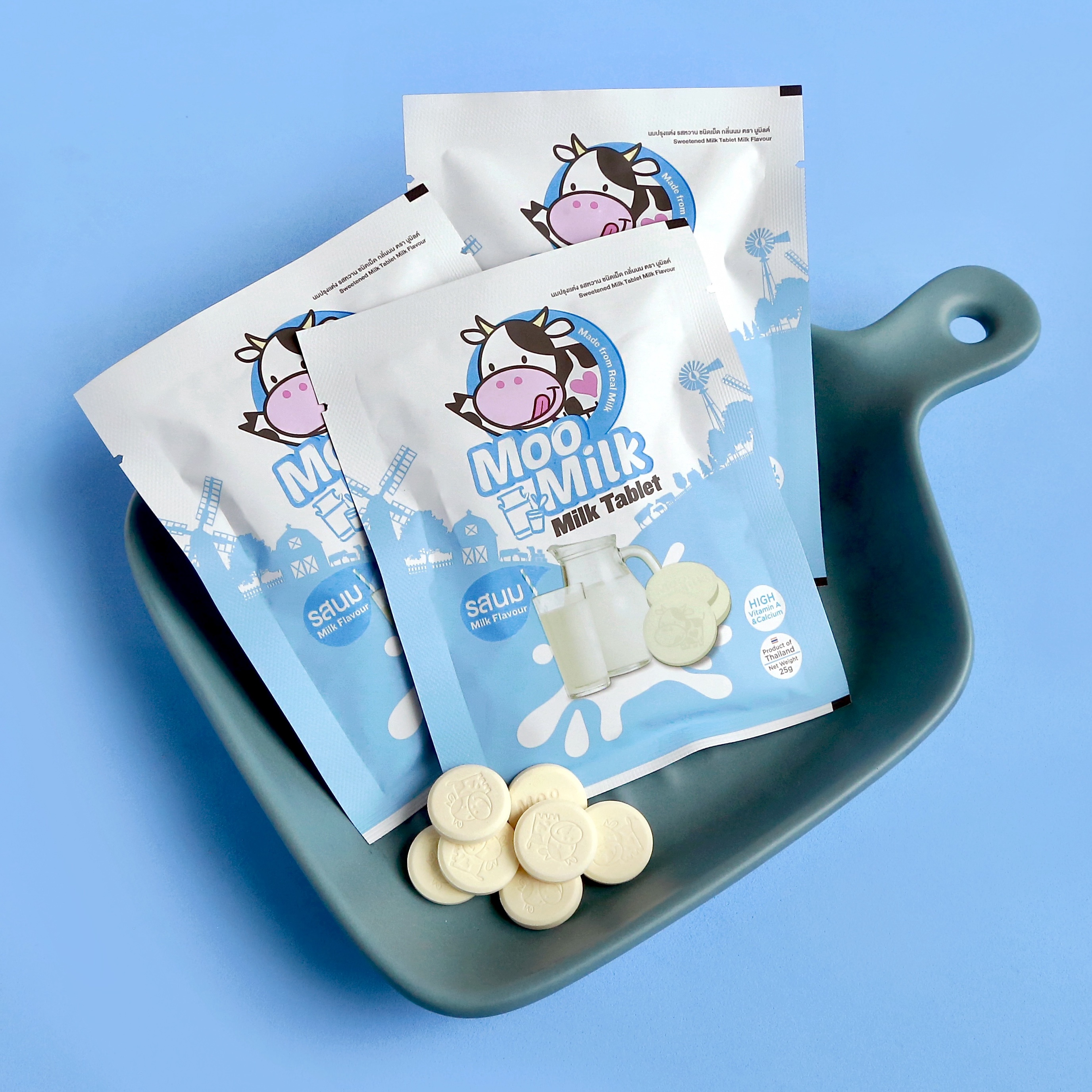 Combo 3 Hộp Kẹo Sữa Vị Sữa 250g - Moo Milk