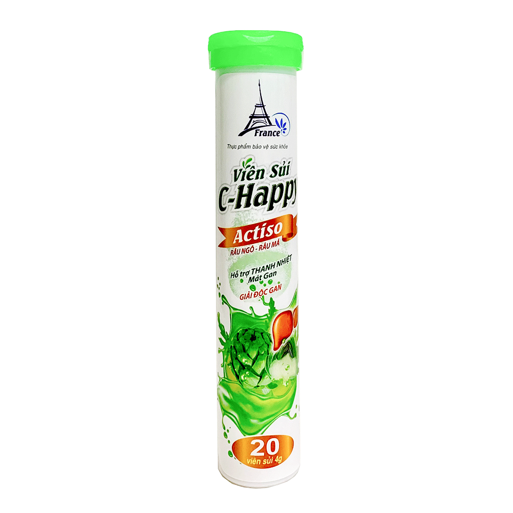 Alternative view of Viên Sủi Vitamin C Happy Actiso - Pháp Effiel
