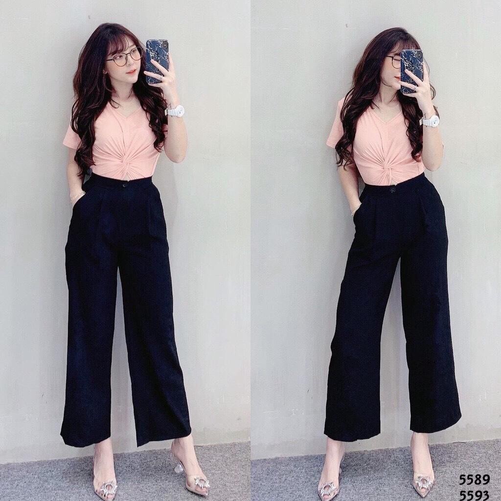 Alternative view of Quần Ống Sớ Tuyết Mưa Cúc Giữa - Chipxinhxk