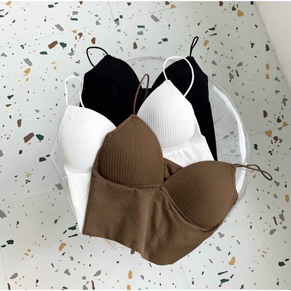 Alternative view of Áo Bra Gân Tăm Cổ Tim - Diepchi Fashion