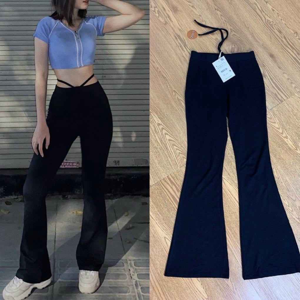 Alternative view of Quần Legging Ống Loe Lưng Cao Qlg01 - Chii Fashion