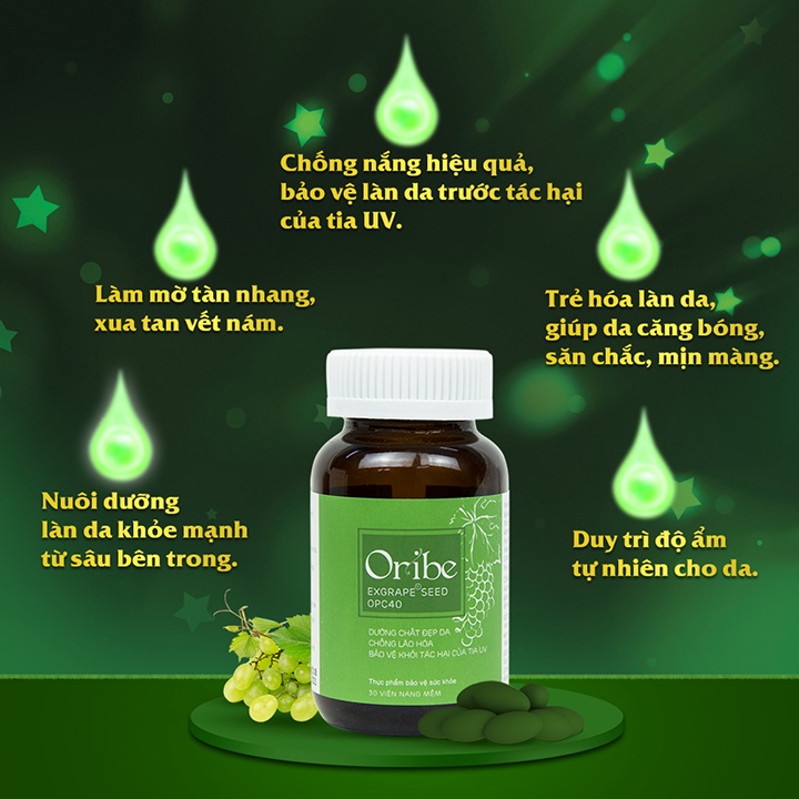 Alternative view of [thùng] 10 Hộp Viên Uống Trắng Da Sạch Nám Chống Lão Hóa - Oribe