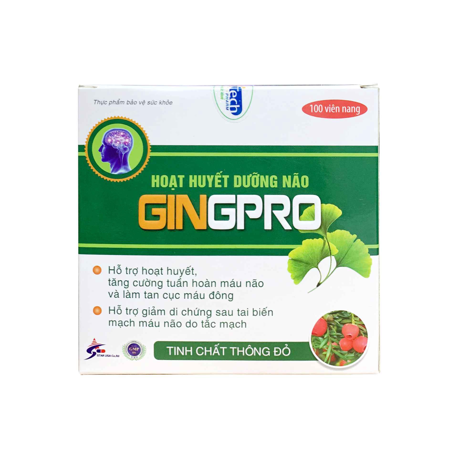 Hoạt Huyết Dưỡng Não Gingpro - Starusa