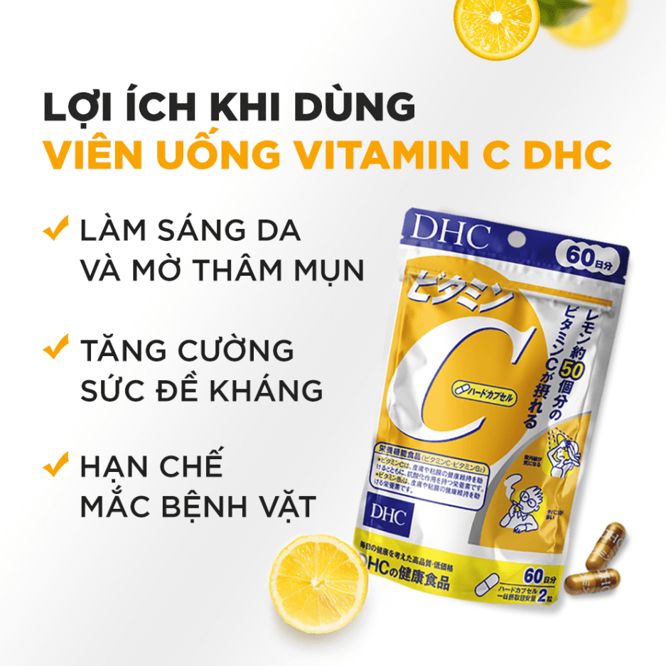 Alternative view of Combo Viên Uống Sáng Da Mờ Thâm - Dhc
