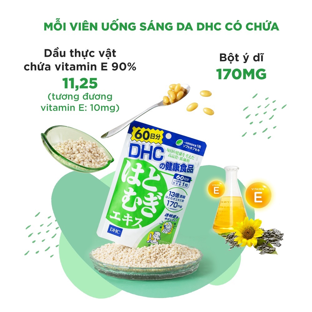Alternative view of Combo Viên Uống Da Sáng Ngát Hương - Dhc