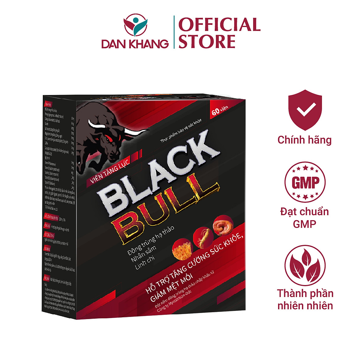 Viên Tăng Lực Chống Mệt Mỏi Black Bull - Dân Khang