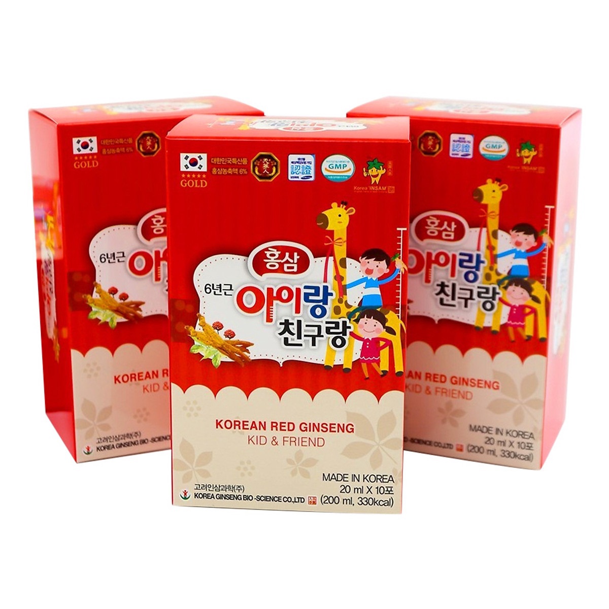 Alternative view of Nước Hồng Sâm Trẻ Em Korean Ginseng Kid & Friend Bio - Bio-science