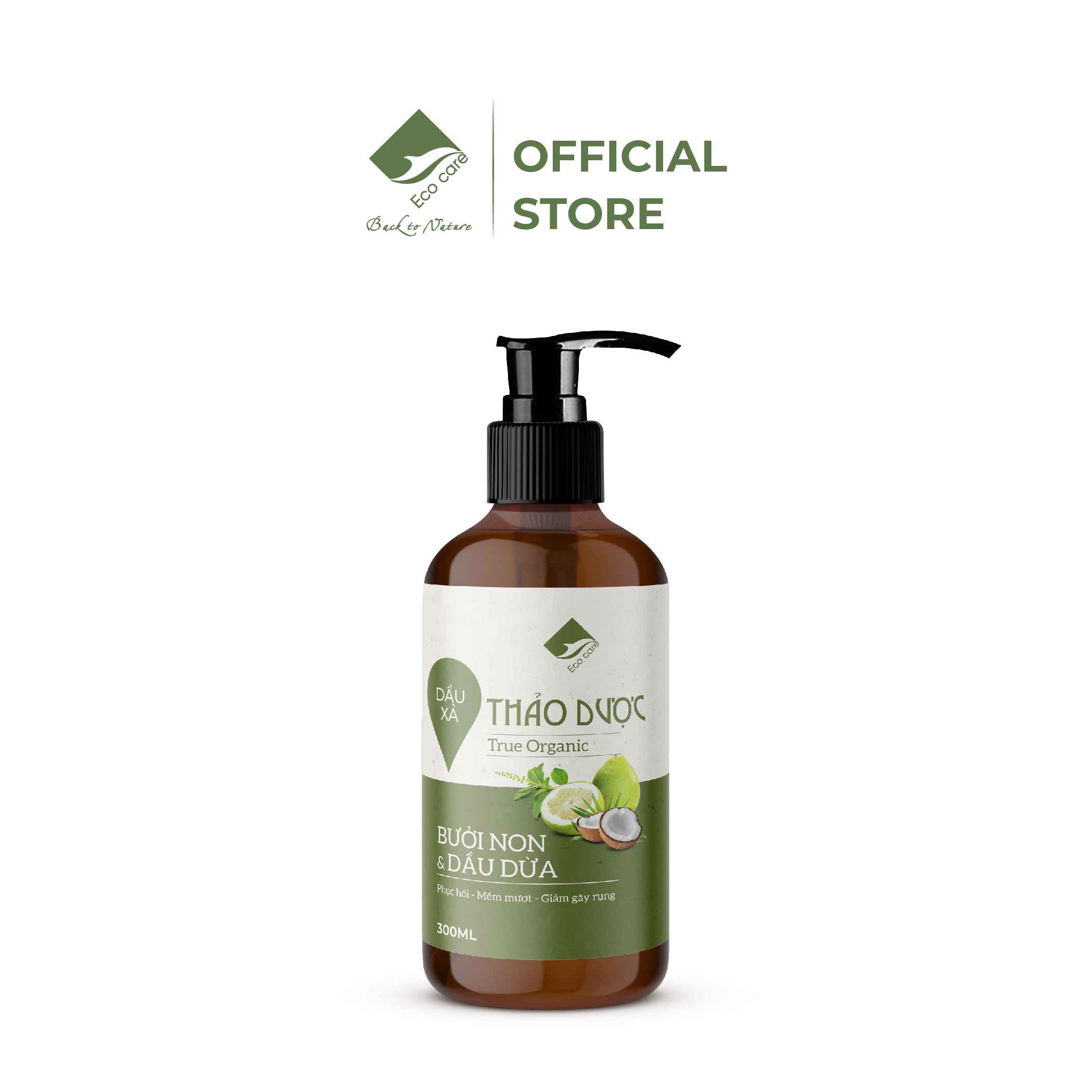 Dầu Xả Thảo Dược True Organic 300ml - Ecocare