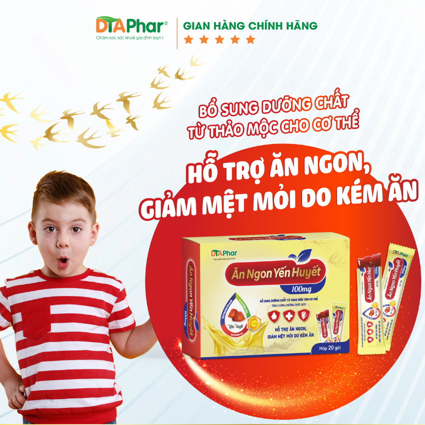 Alternative view of Thạch Ăn Ngon Yến Huyết Hỗ Trợ Tăng Đề Kháng Hỗ Trợ Ăn Ngon Bổ Sung Vitamin Cho Bé Hộp 20 Gói