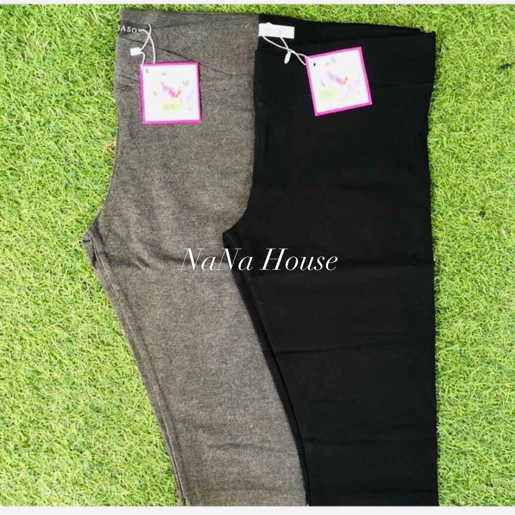 Quần Ngố Đùi Bầu Trên Gối Cạp Chéo - Nana House