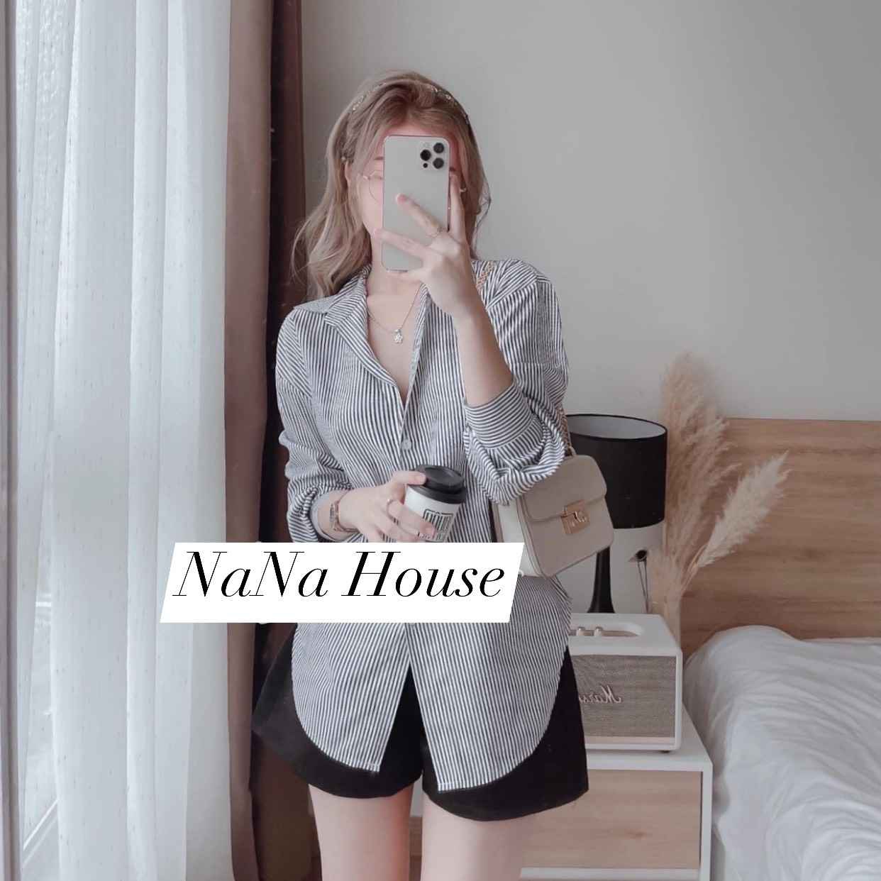 Alternative view of Set Sơ Mi Sọc Phối Quần S8- Nana House