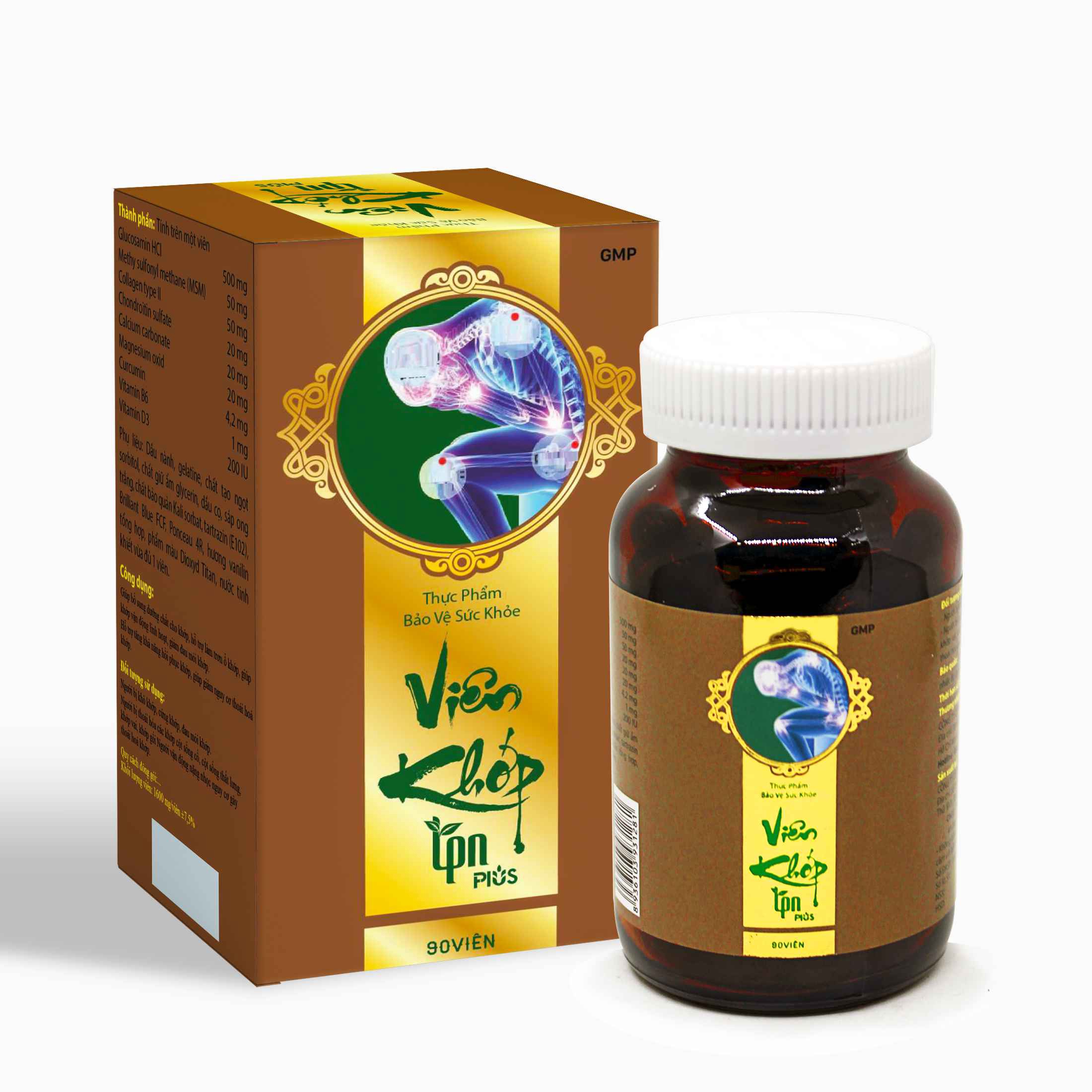 Alternative view of Viên Khớp Tpn Plus Hộp 90v Hỗ Trợ Tăng Khả Năng Hồi Phục Khớp, Giúp Giảm Nguy Cơ Thoái Hóa Khớp.- Tpn