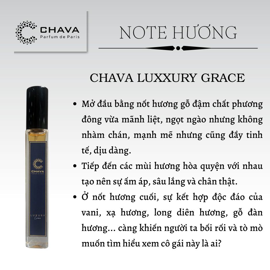 Alternative view of Nước Hoa Mini Luxury Grace 10ml - Chava