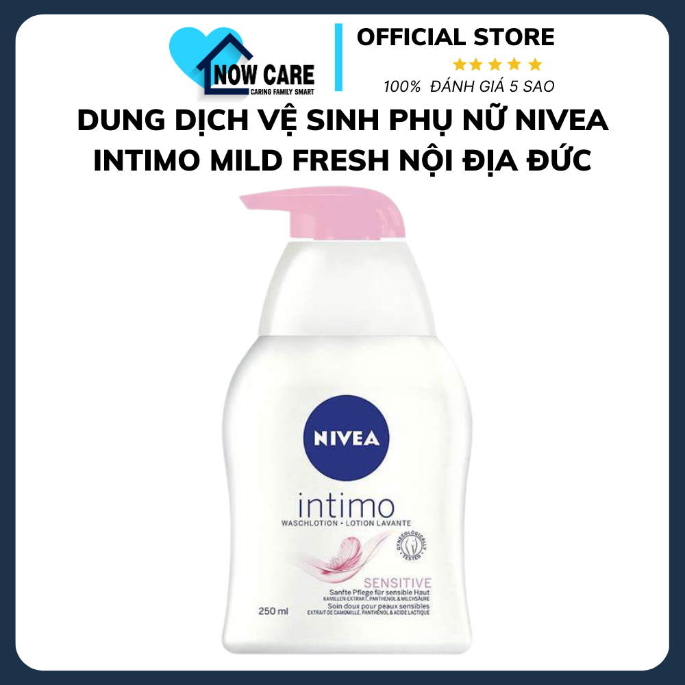 Dung Dịch Vệ Sinh Phụ Nữ Intimo Sensitive Nội Địa Đức 250ml - Nivea