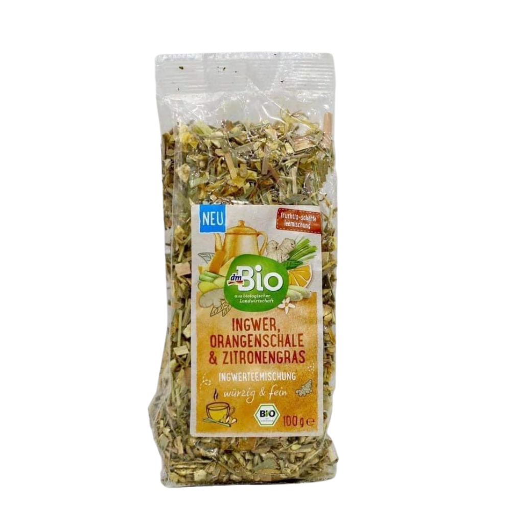 Alternative view of Trà Gừng Cam Sả Hữu Cơ Giảm Ho, Giải Cảm 100g - Bio