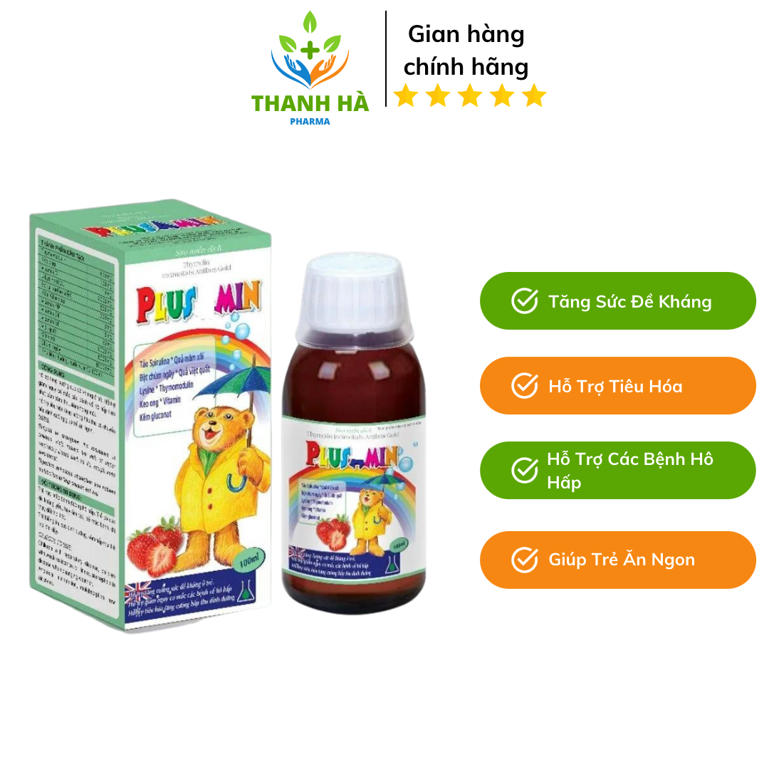 Alternative view of Siro Miễn Dịch Tăng Sức Đề Kháng Plus Min - Halifa