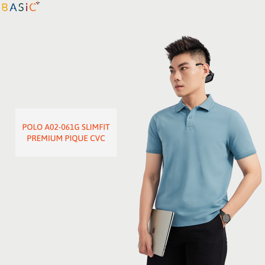 Alternative view of Áo Polo Collar 3d Stripe Slimfit No 061 - Basic Plus