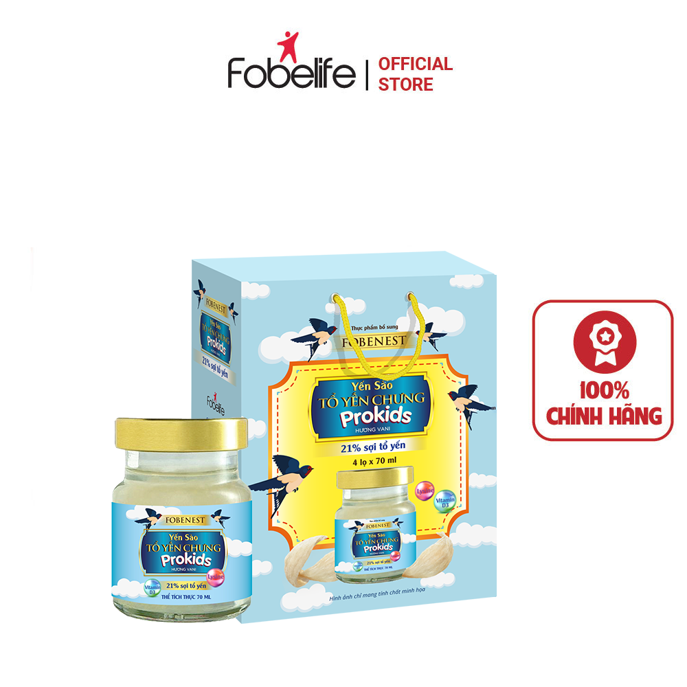 Alternative view of Yến Sào Fobenest Prokids 70ml 21% Sợi Tổ Yến Hương Vani - Fobelife