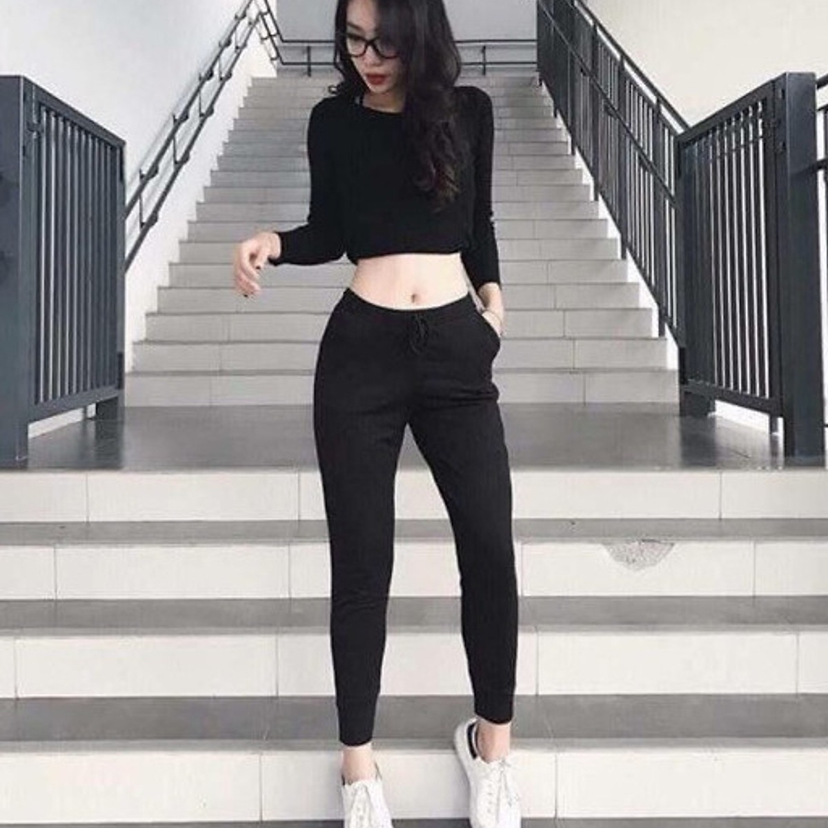 Quần Thể Thao Tập Gym Nữ, Quần Jogger Gân Tăm Dày Dặn Cho Nữ - Dmastore