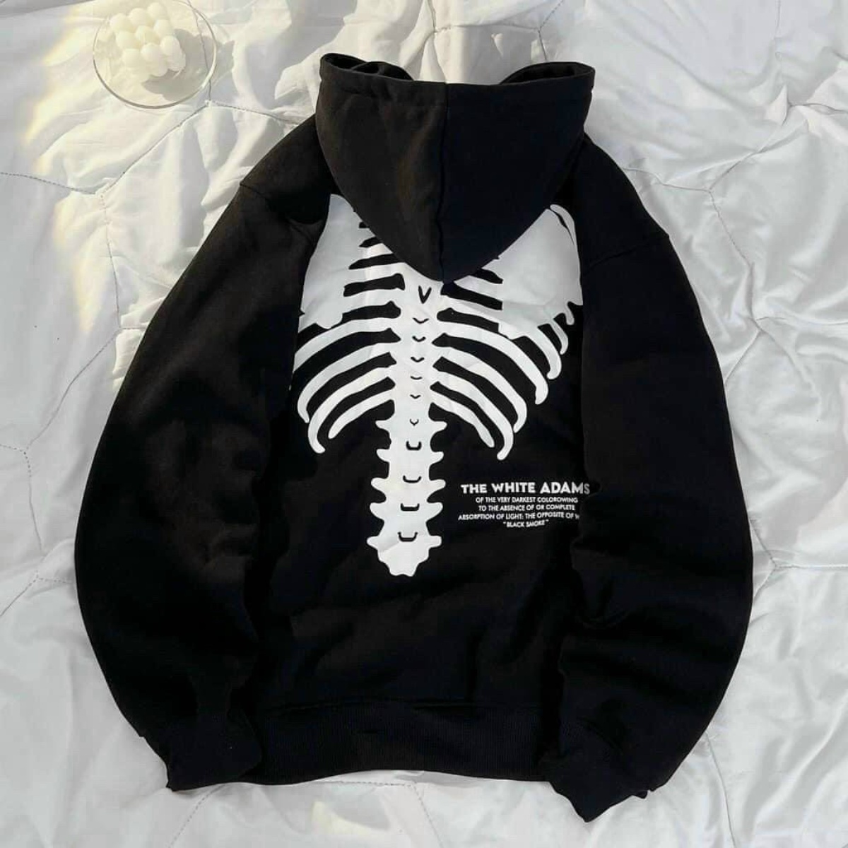 Áo Hoodie Nam Nữ Chất Nỉ In Hình Xương Cá Tính - Golden Dream