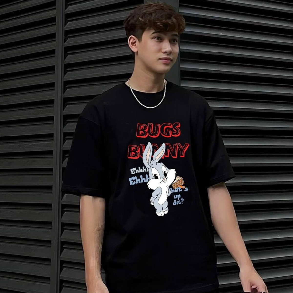 Alternative view of Áo Thun Tay Lỡ Unisex In Hình Thỏ Siêu Chất - Chốt Đi Store