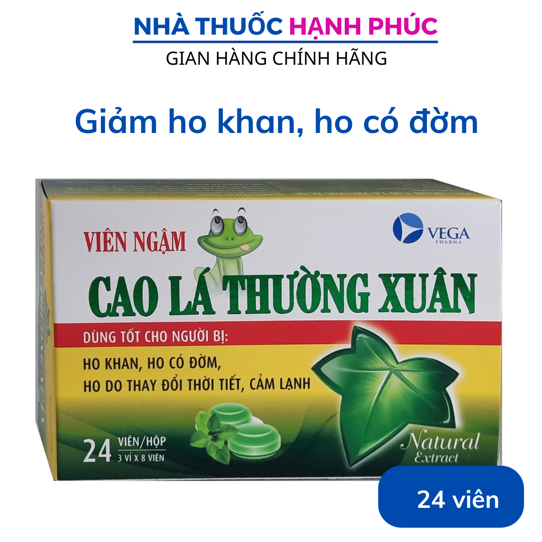 Viên Ngậm Cao Lá Thường Xuân - Vega Pharma