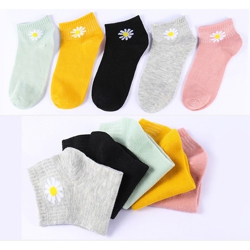Alternative view of Set 10 Đôi Tất Cổ Ngắn Cúc Hoạ Mi Kèm Túi Dây Rút Siêu Hot - Dmastore