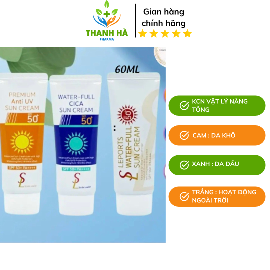 Kem Chống Nắng Vật Lý Nâng Tone Sl Smile Leader Sps 50++ - Smile Leader Hàn Quốc
