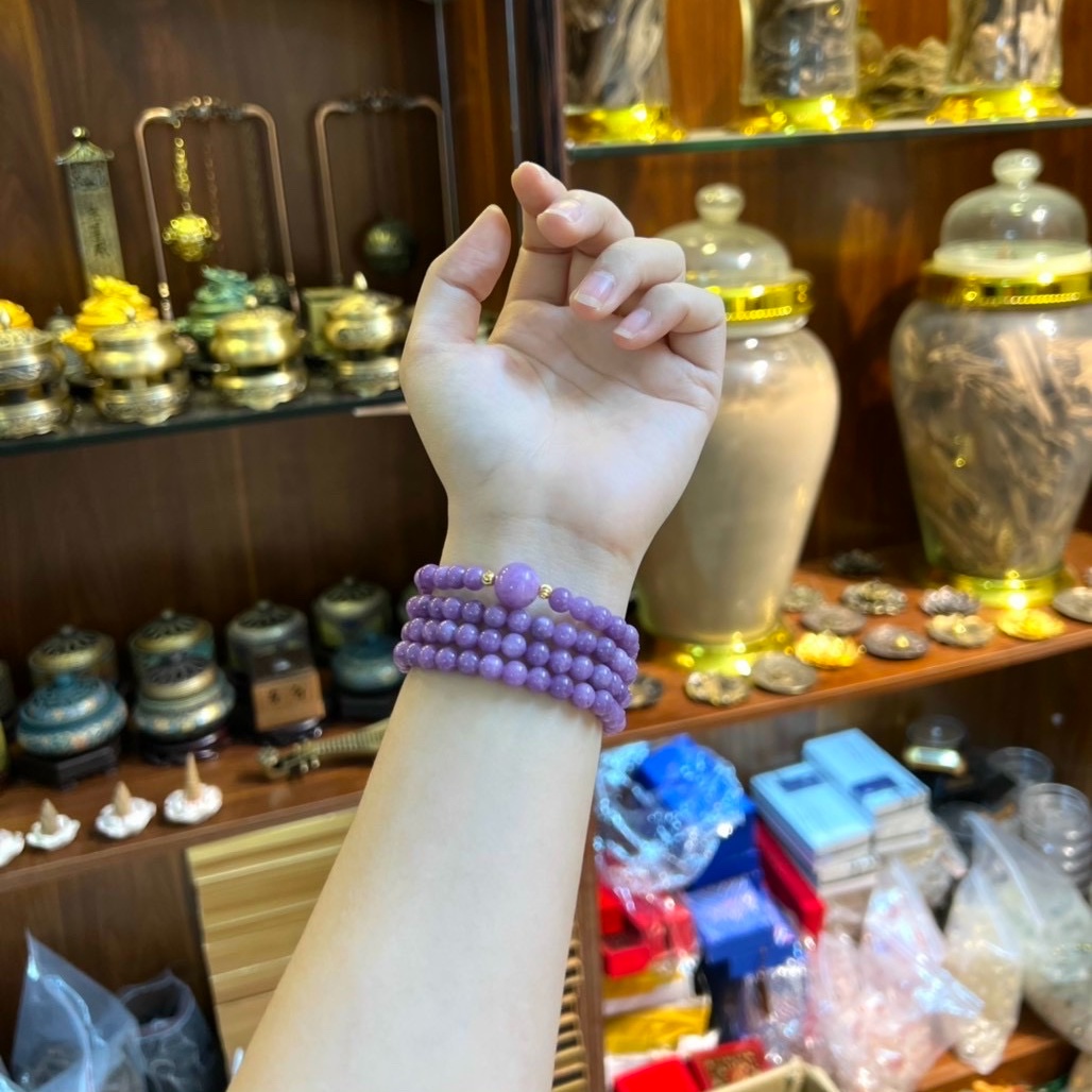 Chuỗi Vòng Tay Đá Phong Thủy 108 Hạt 6 Ly - Thắng Giang