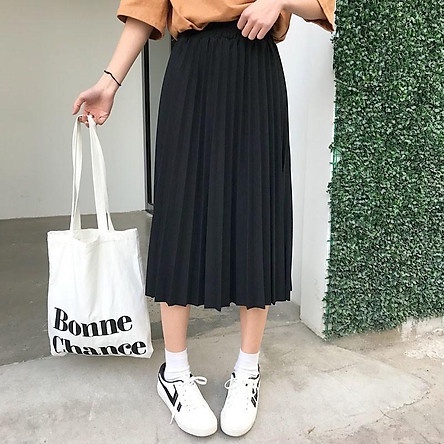 Chân Váy Dập Ly Cát Hàn Style Thời Trang Hiện Đại, Cá Tính - Chipxinhxk