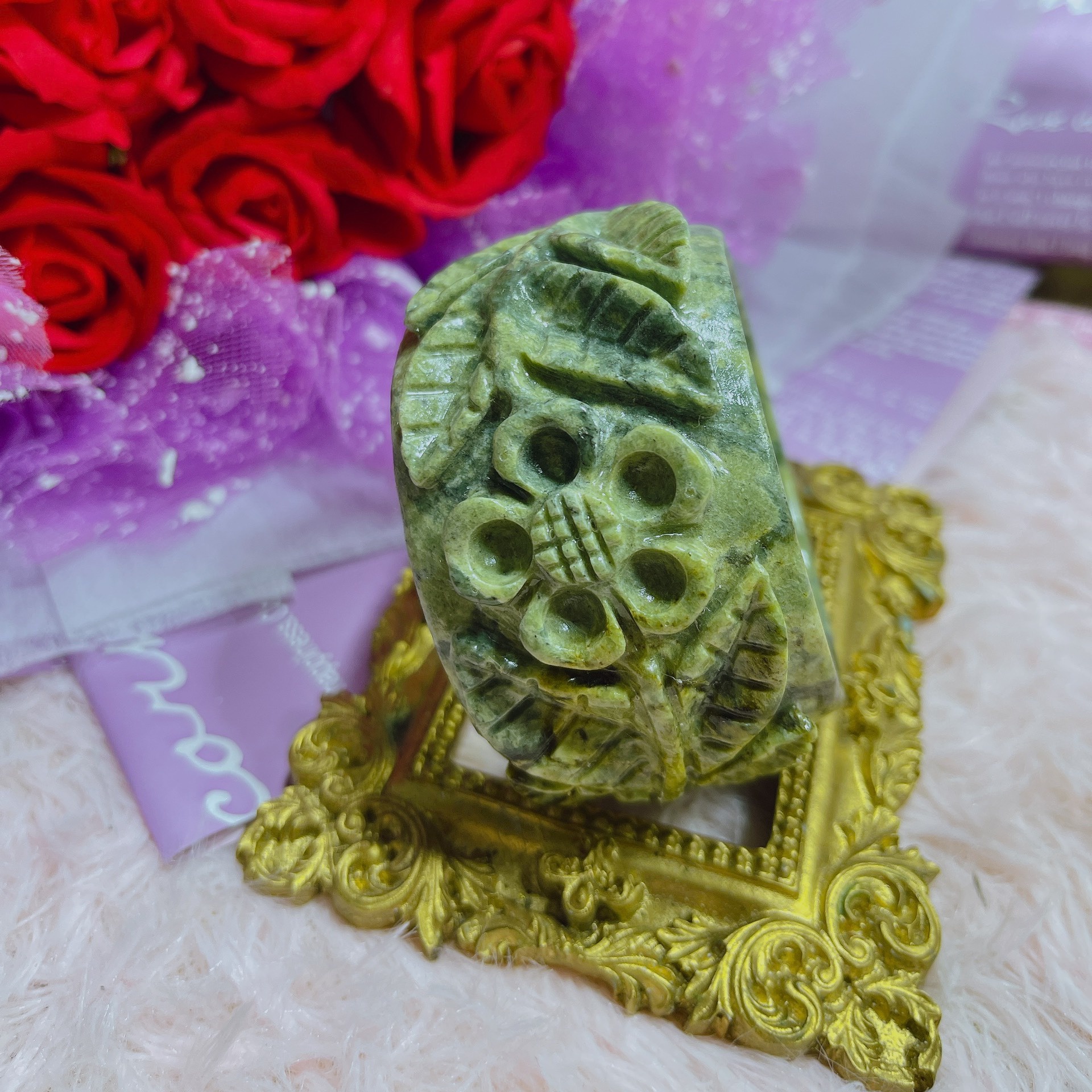 Vòng Tay Serpentine 40 Ly Thiên Nhiên Trạm Khắc Hoa - Thắng Giang