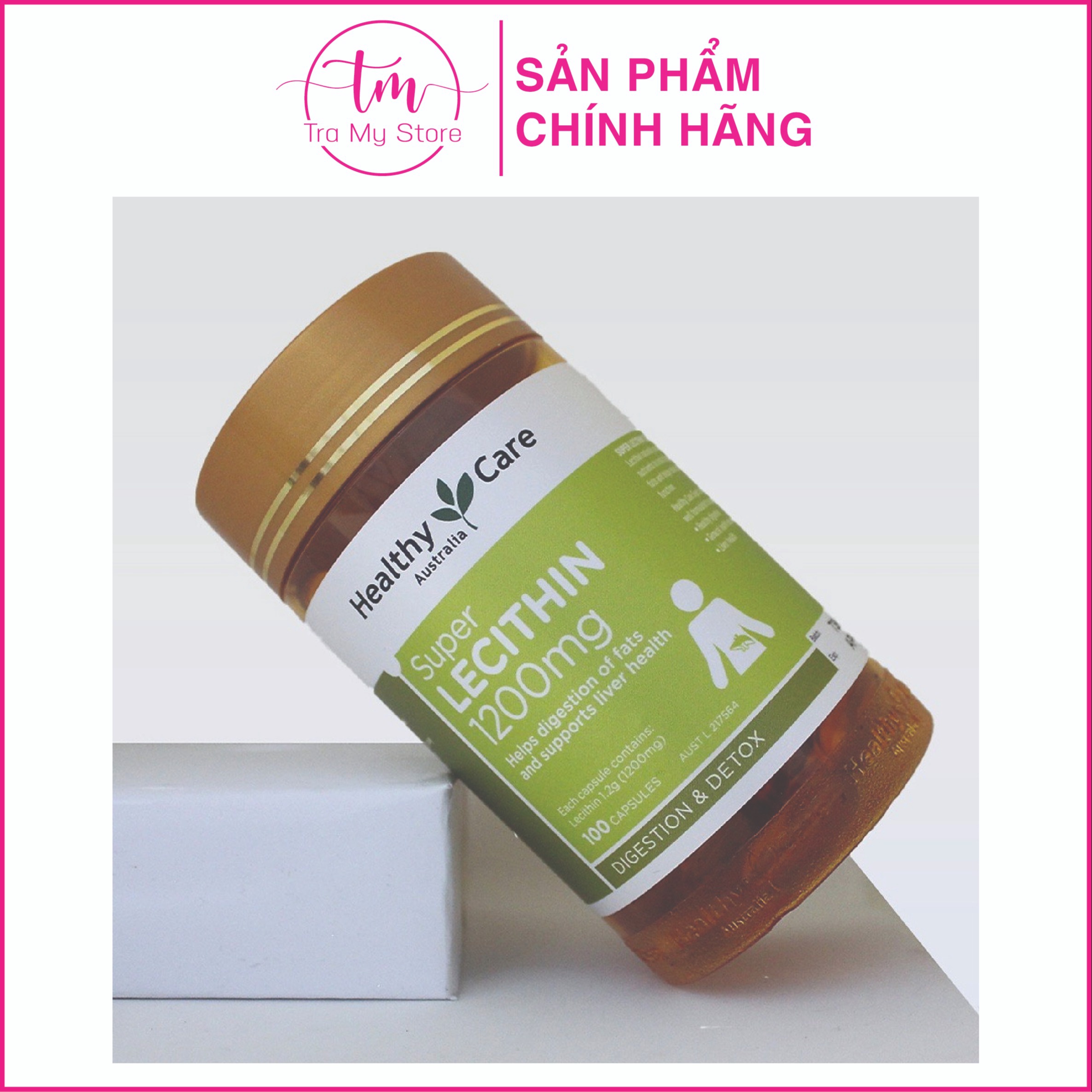 Alternative view of Viên Uống Tinh Chất Mầm Đậu Nành Healthy Care Super Lecithin 1200mg Lọ 100 Viên - Healthy Care
