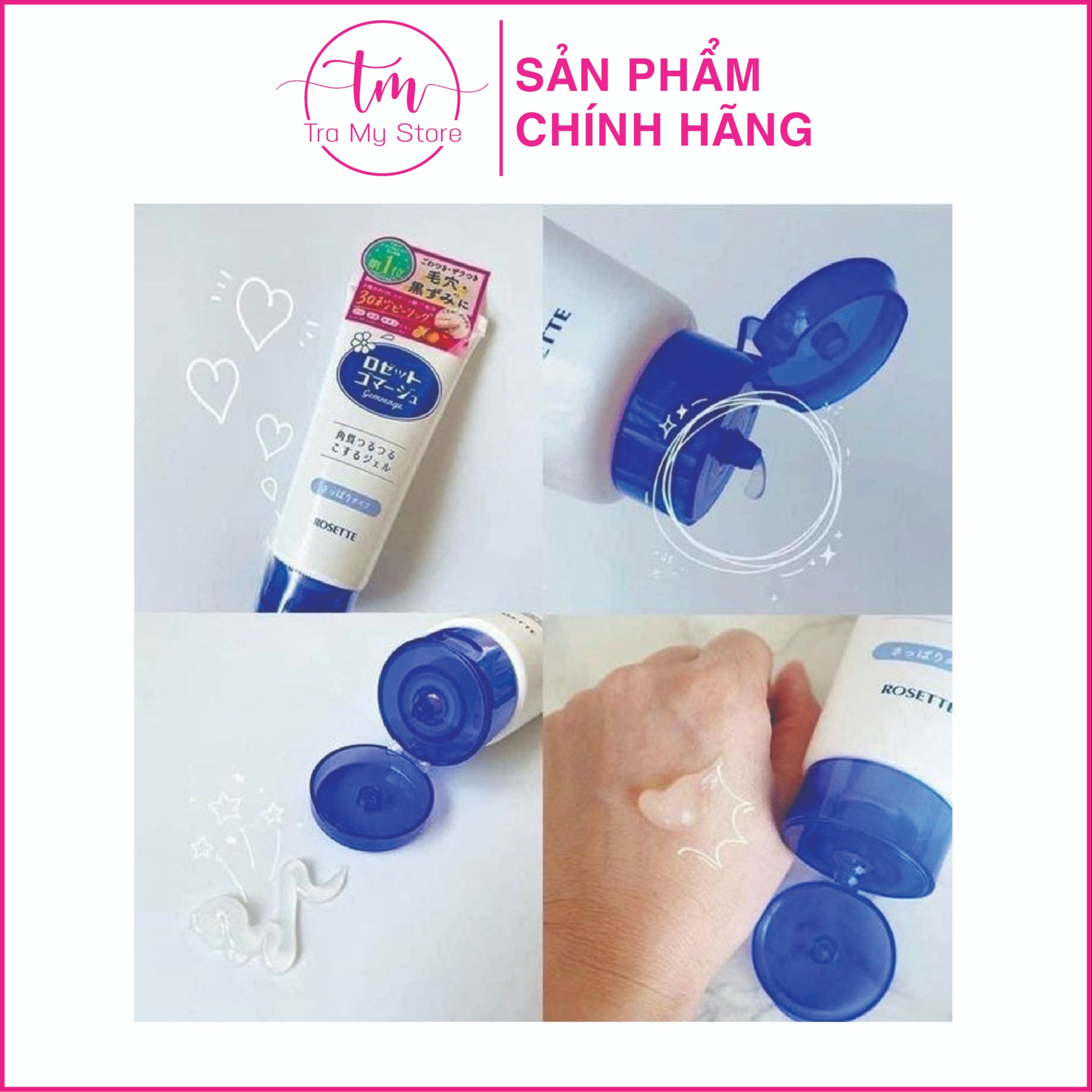 Gel Tẩy Da Chết Peeling 120g - Rosette
