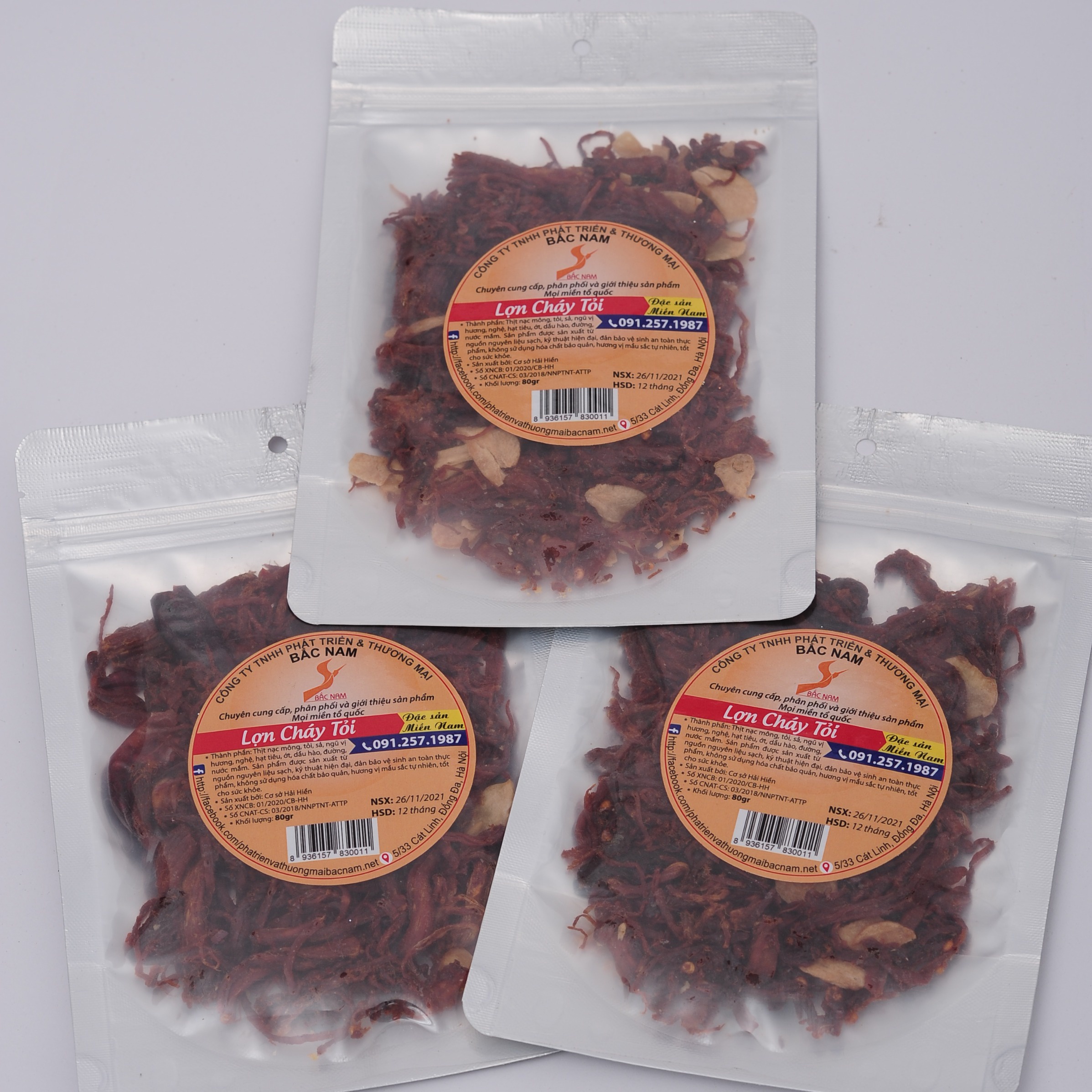 Lợn Cháy Tỏi 80gr - Bắc Nam