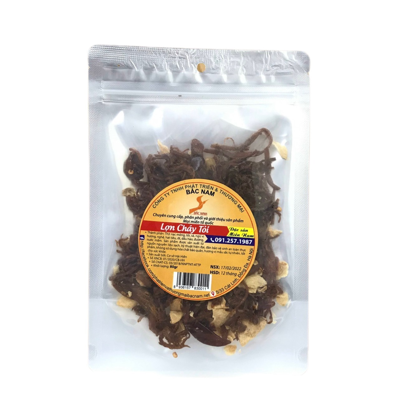 Alternative view of Lợn Cháy Tỏi 80gr - Bắc Nam
