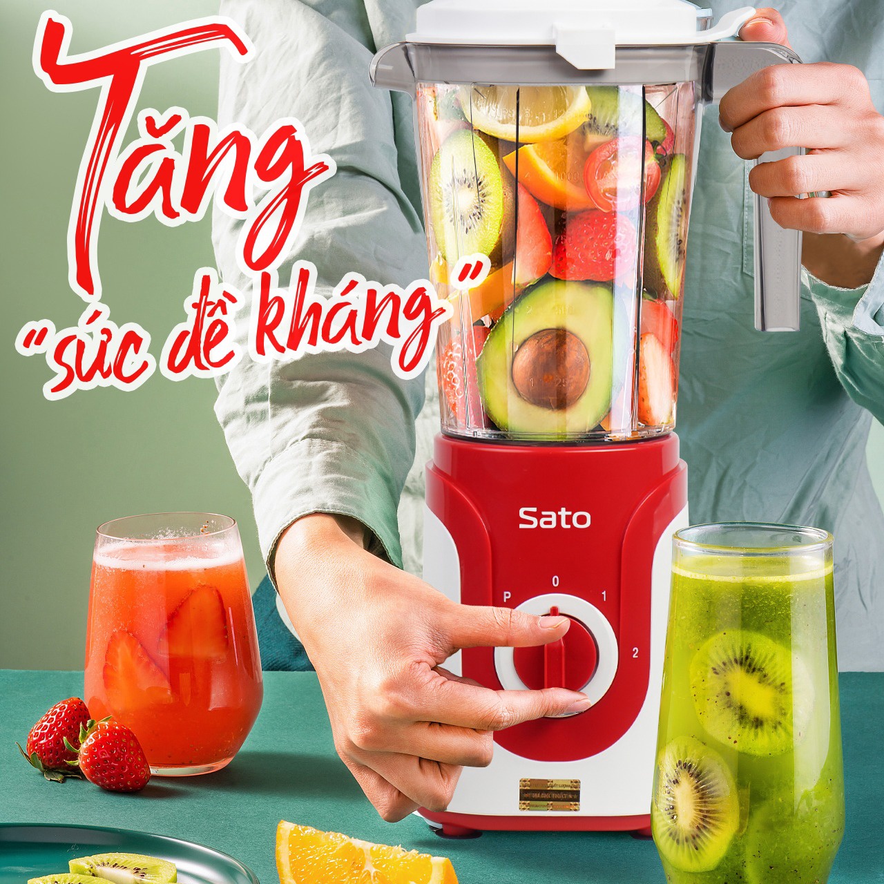 Alternative view of Máy Xay Sinh Tố Đa Năng Sato Mx7306a - Sato