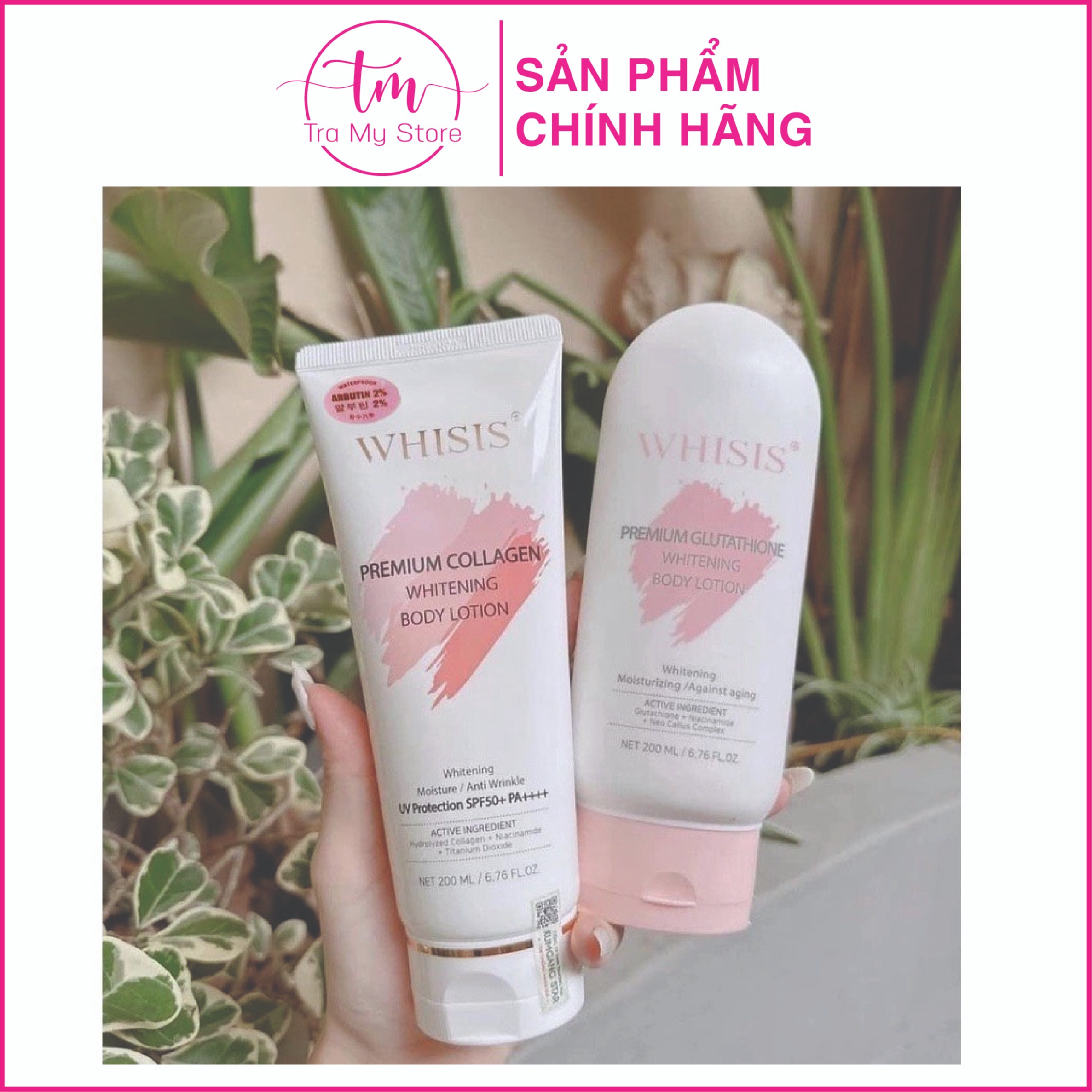 Alternative view of Kem Dưỡng Thể Trắng Da Whisis Chống Nắng Premium Collagen Whitening Body Lotion 200ml - Whisis