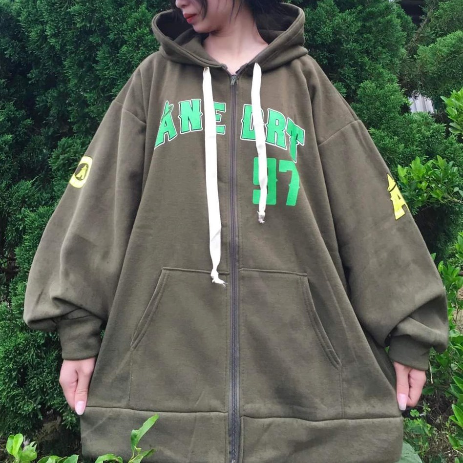 Áo Khoác Nỉ, Áo Hoodie Form Rộng Mũ 2 Lớp Chất Nỉ Cotton Số 97 - Xưởng May Thu Bio
