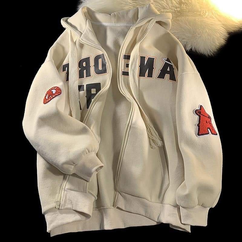 Alternative view of Áo Khoác Nỉ, Áo Hoodie Form Rộng Mũ 2 Lớp Chất Nỉ Cotton Số 97 - Xưởng May Thu Bio