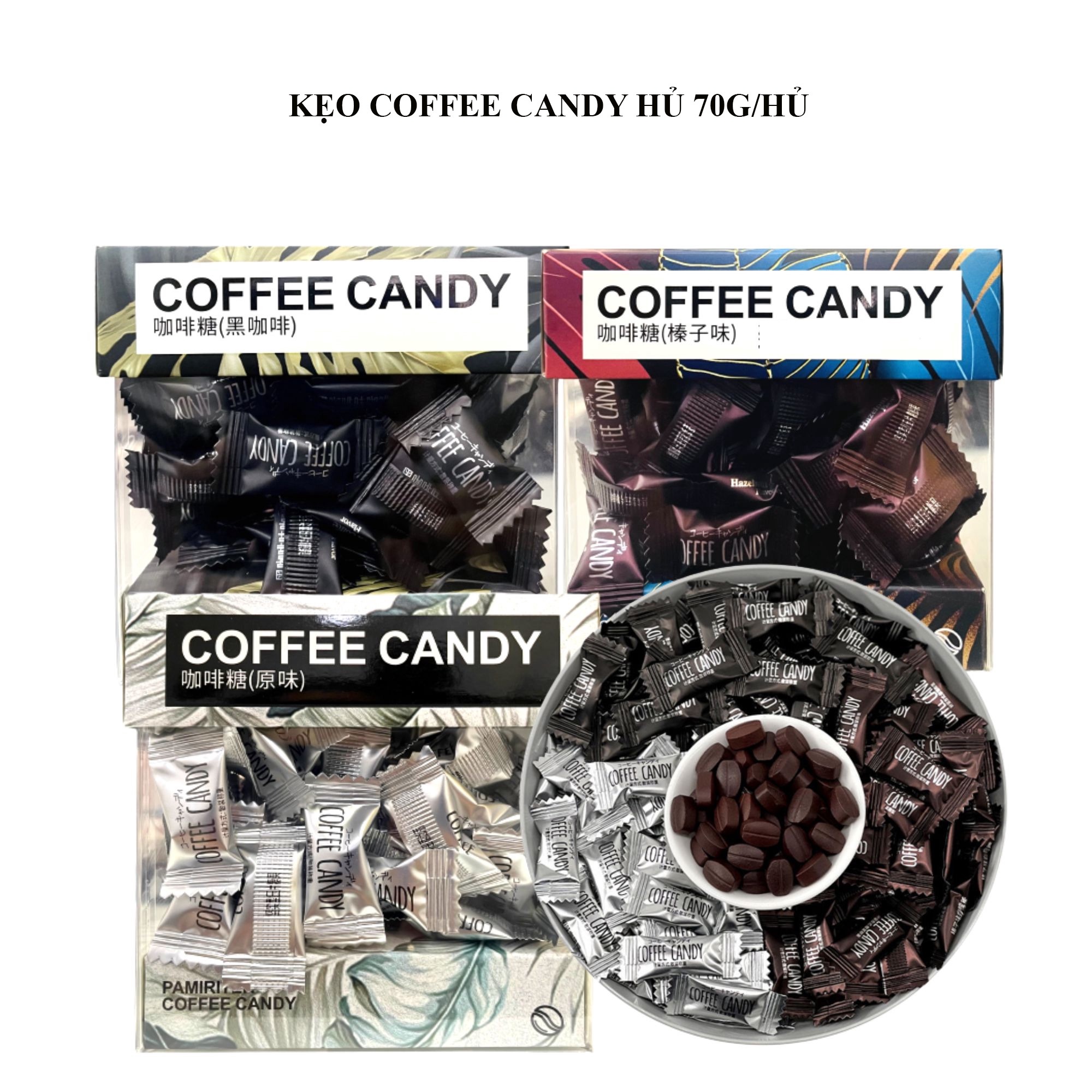 Kẹo Coffee Candy Hủ 70g Đài Loan - Minh Ngọc