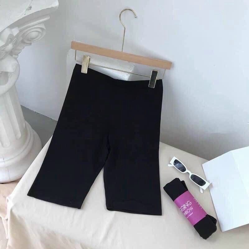 Alternative view of Quần Legging Nữ Lửng Chất Thun Thái, Quần Legging Đùi Cạp Cao Dáng Ôm Mặc Tập Gym, Yoga Ug240 -nana House
