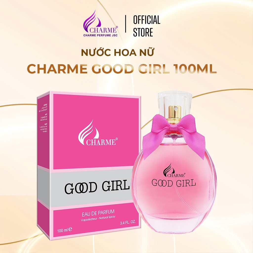 Alternative view of Nước Hoa Nữ Charme Good Girl 100ml Lưu Hương Lâu Phong Cách Ngọt Ngào, Trẻ Trung, Quyến Rũ Nước Hoa Chính Hãng