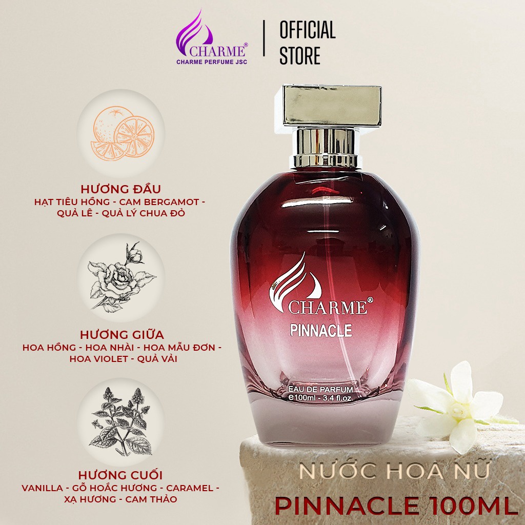 Alternative view of Nước Hoa Nữ Quyến Rũ, Charme Pinnacle, Gợi Cảm Và Sang Chảnh, Cho Những Nàng Cá Tính, 100ml - Charme