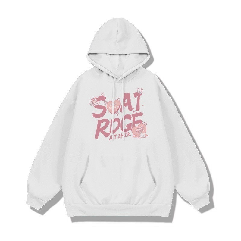 Alternative view of Áo Hoodie Nữ Vải Nỉ In Chữ Soat Rdgf Cute Phong Cách Teen Tp389 - Golden Dream