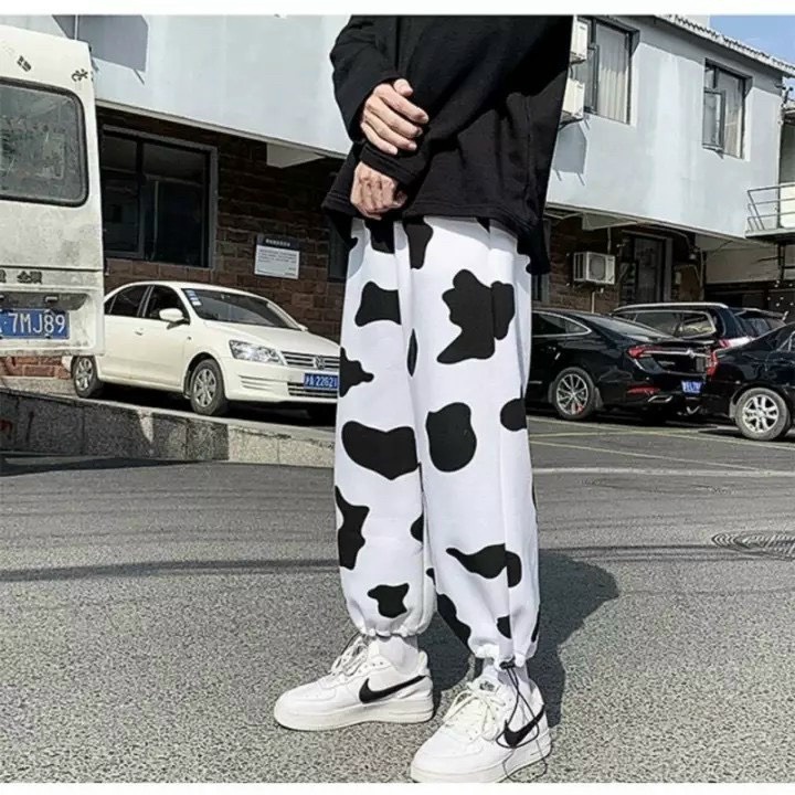Alternative view of Quần Jogger Bò Sữa Nam Nữ Unisex Thể Thao Phom Rộng Thoáng Mát Tt656 - Nana House