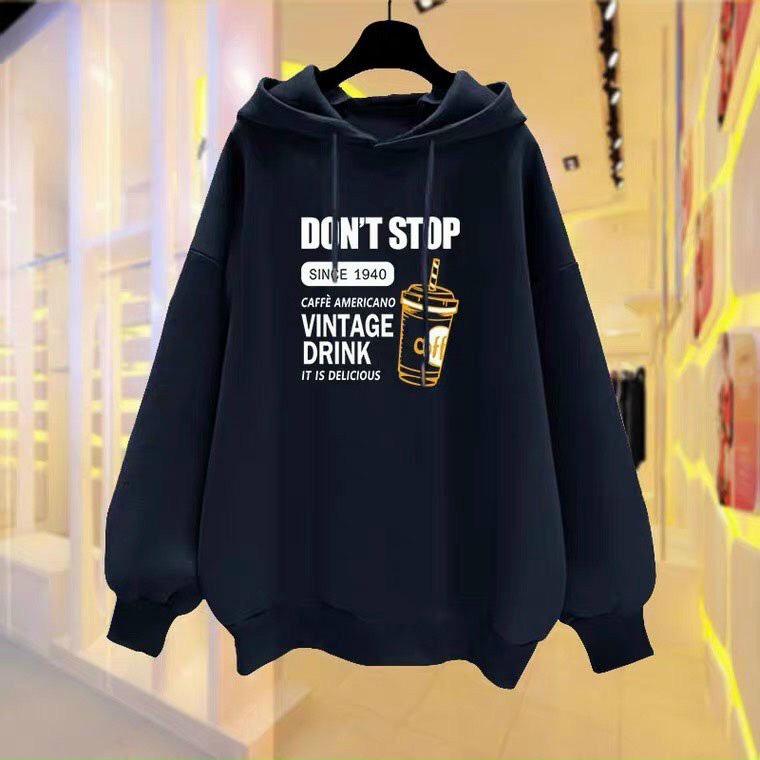 Alternative view of Combo Áo Thun Hoodie Don't Stop Và Chân Váy Dây Rút - Ausa House